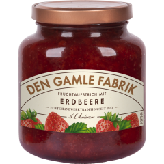 DEN GAMLE FABRIK Erdbeere Dänischer Fruchtaufstrich 380 g 