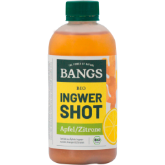 Bangs Bio Ingwer Shot mit Apfel & Zitrone 0,3 l 