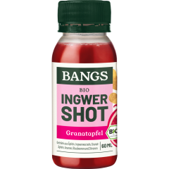 Bangs Bio Ingwer-Shot mit Granatapfel 60 ml 