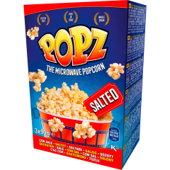 POPZ Mikrowellen Popcorn Salz 3 x 90 g 