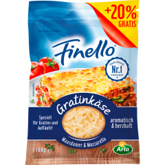 Arla Finello Gratinkäse 43 % Fett i. Tr. 150 g + 30 g 