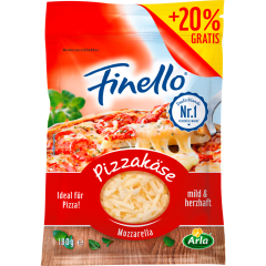 Arla Finello Pizzakäse 40 % Fett i. Tr. 150 g + 30 g 