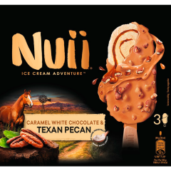 Nuii Caramel White Chocolate & Texan Pecan 3 x 90 ml 