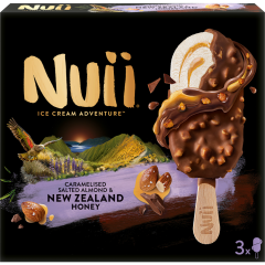 Nuii Caramelized Salted Almond & New Zealand Honey 3 x 90 ml 