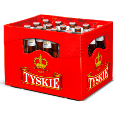 TYSKIE Pils - Kiste 20 x 0,5 l 