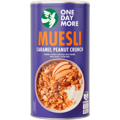 OneDayMore Muesli Caramel Peanut Crunch 450 g 