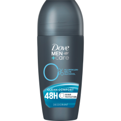 Dove Men+Care Deo Roll-On Clean Comfort ohne Alkohol/Aluminiumsalze 50 ml 