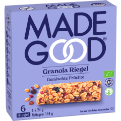 MadeGood Bio Granola Riegel gemischte Früchte 6 x 24 g 