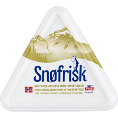 Snofrisk Frischkäse Meerrettich 70 % Fett i. Tr. 125 g 