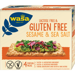 Wasa Gluten- und Laktosefrei Sesam & Meersalz 240 g 