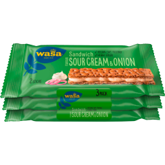 Wasa Sandwich Sour Cream & Onion - 3-Pack 99g 