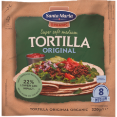 Santa Maria Bio Tortilla Original Medium 320 g 