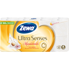Zewa Ultra Senses Mandelmilch Toilettenpapier 4-lagig 16 x 135 Blatt 