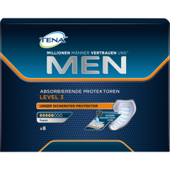 Tena Men Discreet Protection Super Einlagen 8 Stück 