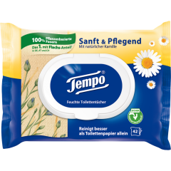 Tempo Sanft & Pflegend feuchte Toilettentücher 42 Blatt 