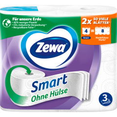 Zewa Smart Toilettenpapier 3-lagig 4 x 300 Blatt 