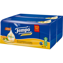 Tempo Soft & Sensitive Taschentücher Duo-Box 2 x 90 Stück 