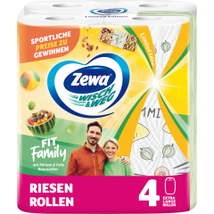 Zewa Wisch & Weg Limited Edition Riesen Rollen 4 x 72 Blatt 