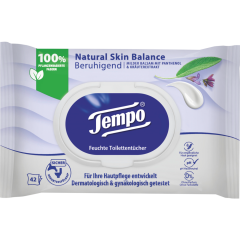 Tempo Feuchte Toilettentücher Natural Skin Balance 42 Stück 