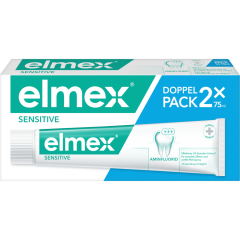 elmex Sensitive Zahnpasta mit Aminfluorid 2 x 75 ml 