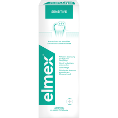 elmex Sensitive Zahnspülung mit Aminfluorid 400 ml 