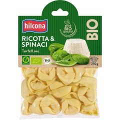 hilcona Bio Tortelloni Ricotta e Spinaci 250 g 