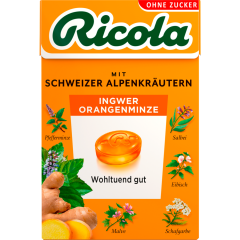 Ricola Ingwer-Orange-Minze ohne Zucker 50 g 