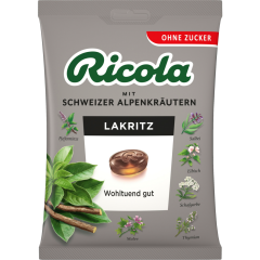 Ricola Lakritz ohne Zucker 75 g 