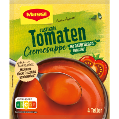 Maggi Guten Appetit rustikale Tomaten Cremesuppe für 4 Teller 
