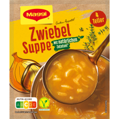 Maggi Guten Appetit Zwiebel Suppe für 4 Teller 