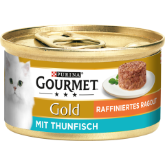 Purina Gourmet Gold Raffiniertes Ragout mit Thunfisch 85 g 