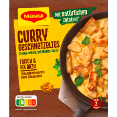 Maggi Fix für Curry Geschnetzeltes für 2 Portionen 