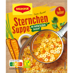 Maggi Guten Appetit Sternchen Suppe für 4 Teller 