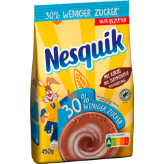Nestlé Nesquik 30 % weniger Zucker Nachfüllbeutel 450 g 