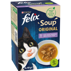 Purina felix Soup Gemischte Vielfalt 6 x 48 g 
