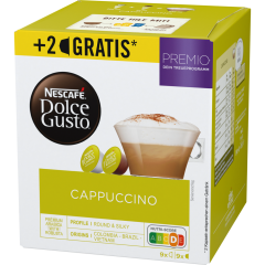 Nescafé Dolce Gusto Cappuccino 16 + 2 Kapseln 