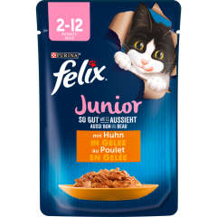Purina felix Junior So gut wie es aussieht Huhn 85 g 