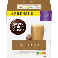 Nescafé Dolce Gusto Café au Lait 16 + 2 Kapseln 