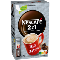 Nescafé 2 in 1 Kaffee & Creamer Sticks 10 Stück 