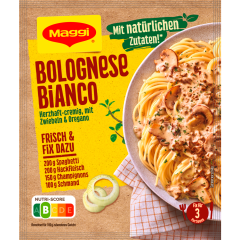 Maggi Fix für Bolognese Bianco für 3 Portionen 