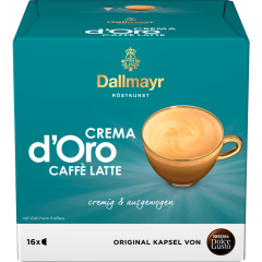 Nescafé Dolce Gusto Dallmayr Crema d'Oro Caffè Latte 16 Kapseln 