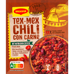 Maggi Food Travel Fix für Tex-Mex Chili con Carne für 2 Portionen 