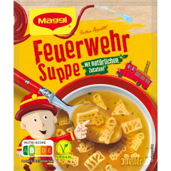 Maggi Guten Appetit Feuerwehr Suppe für 3 Teller 