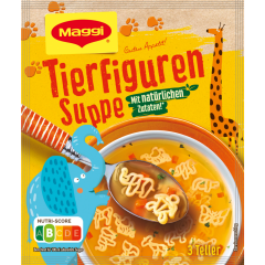 Maggi Guten Appetit Tierfiguren Suppe für 3 Teller 