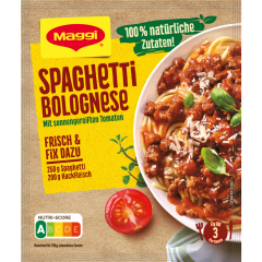 Maggi Fix für Spaghetti Bolognese für 3 Portionen 