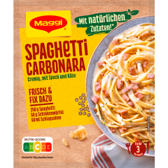 Maggi Fix für Spaghetti Carbonara für 3 Portionen 