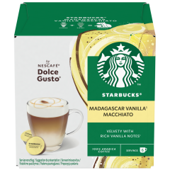 Starbucks Macchiato Madagascar Vanilla by Nescafé Dolce Gusto 6 + 6 Kapseln 