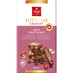 Frey Supreme Milk Crunchy Fruit&Nut 180 g 