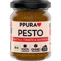 Ppura Bio Pesto Rucola, Tomate & Mandeln 120 g 