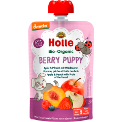 Holle Demeter Berry Puppy Pouchy Apfel& Pfirsich nach dem 8.Monat 100 g 